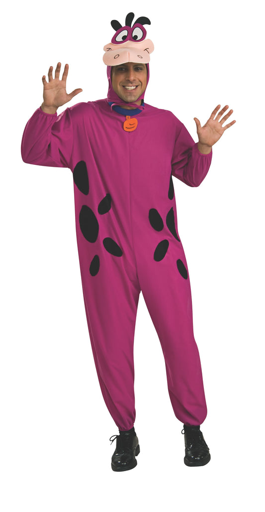 Dino costume for adults inspired by Flintstones | Official licensed jumpsuit for home dress-up