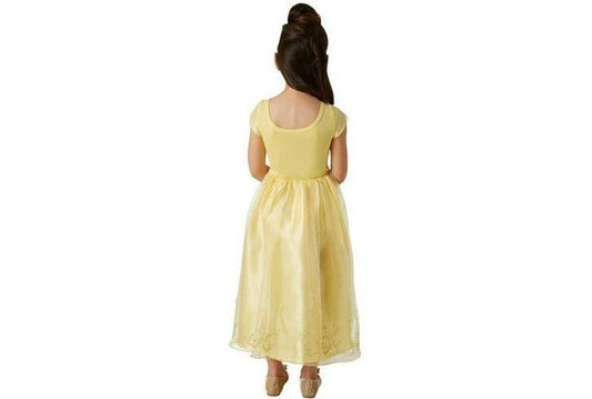 Disney Belle Deluxe Costume for Girls | Live Action Edition, perfect for dress-up fun at home.