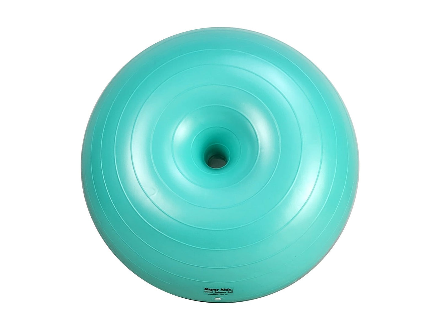 Green Donut Balance Ball - Fun, engaging exercise tool for childrens active play at home.