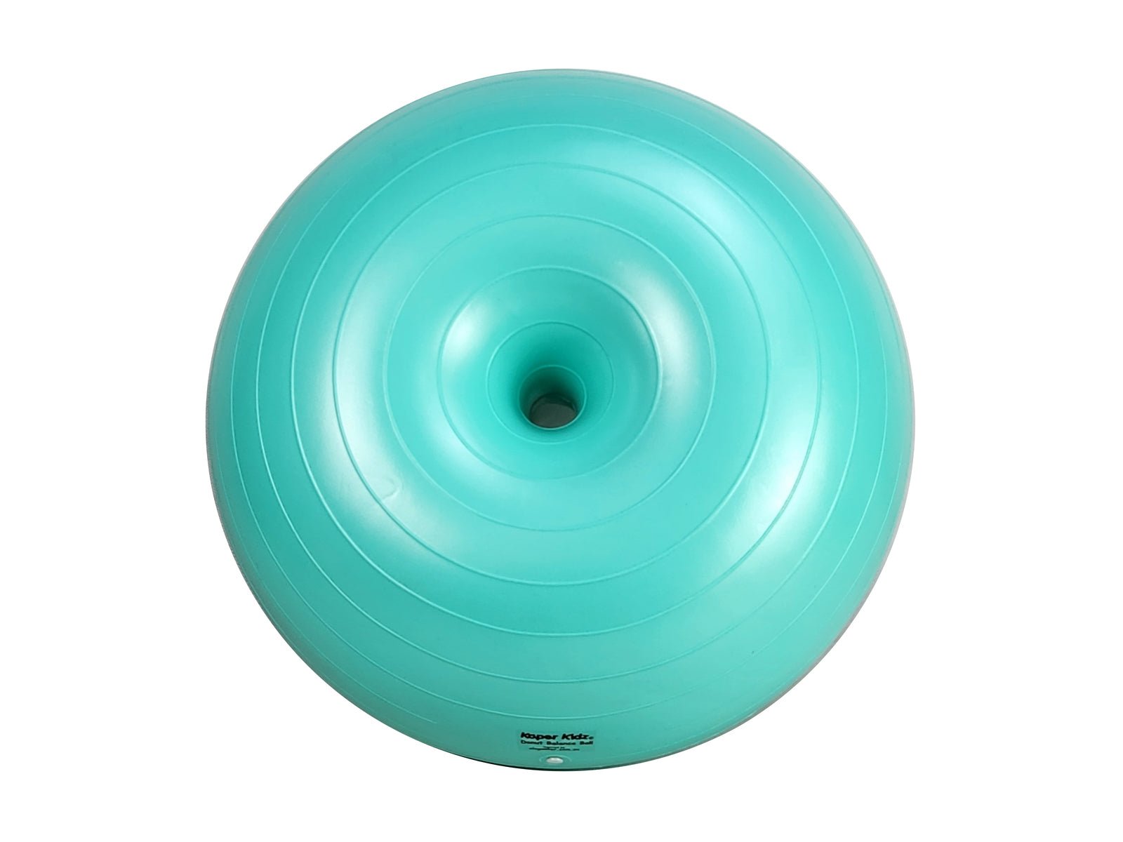 Green Donut Balance Ball - Fun, engaging exercise tool for childrens active play at home.