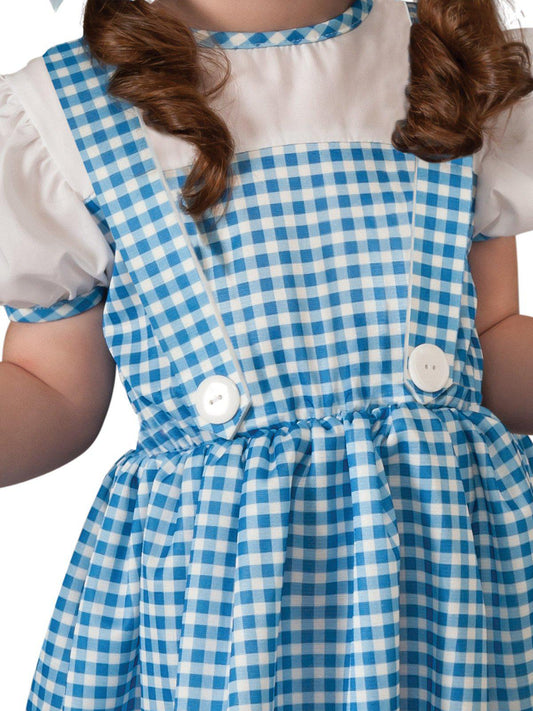 Dorothy Gingham Dress Costume from Wizard of Oz for kids dress-up play at home.