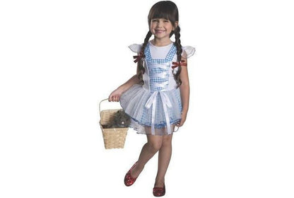 Dorothy Gingham Tutu Dress - Wizard of Oz Costume for Kids, ideal for dress-up.