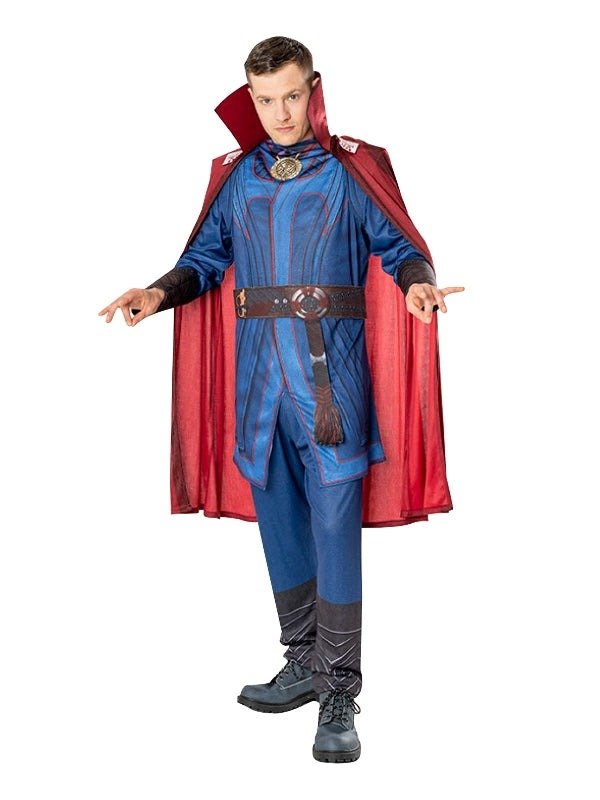 Dr. Strange adult costume in Deluxe Multiverse Edition for unique childrens dress-up fun.