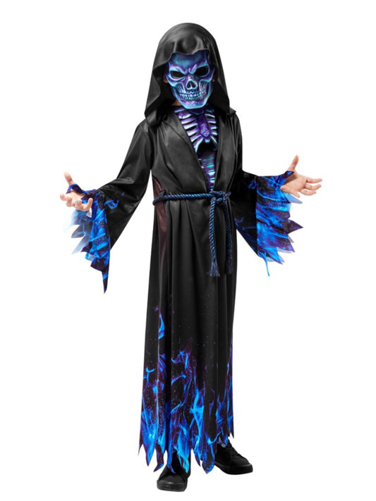 Blue Reaper Deluxe Halloween Costume for Kids - Fun and spooky costume for trick-or-treating.