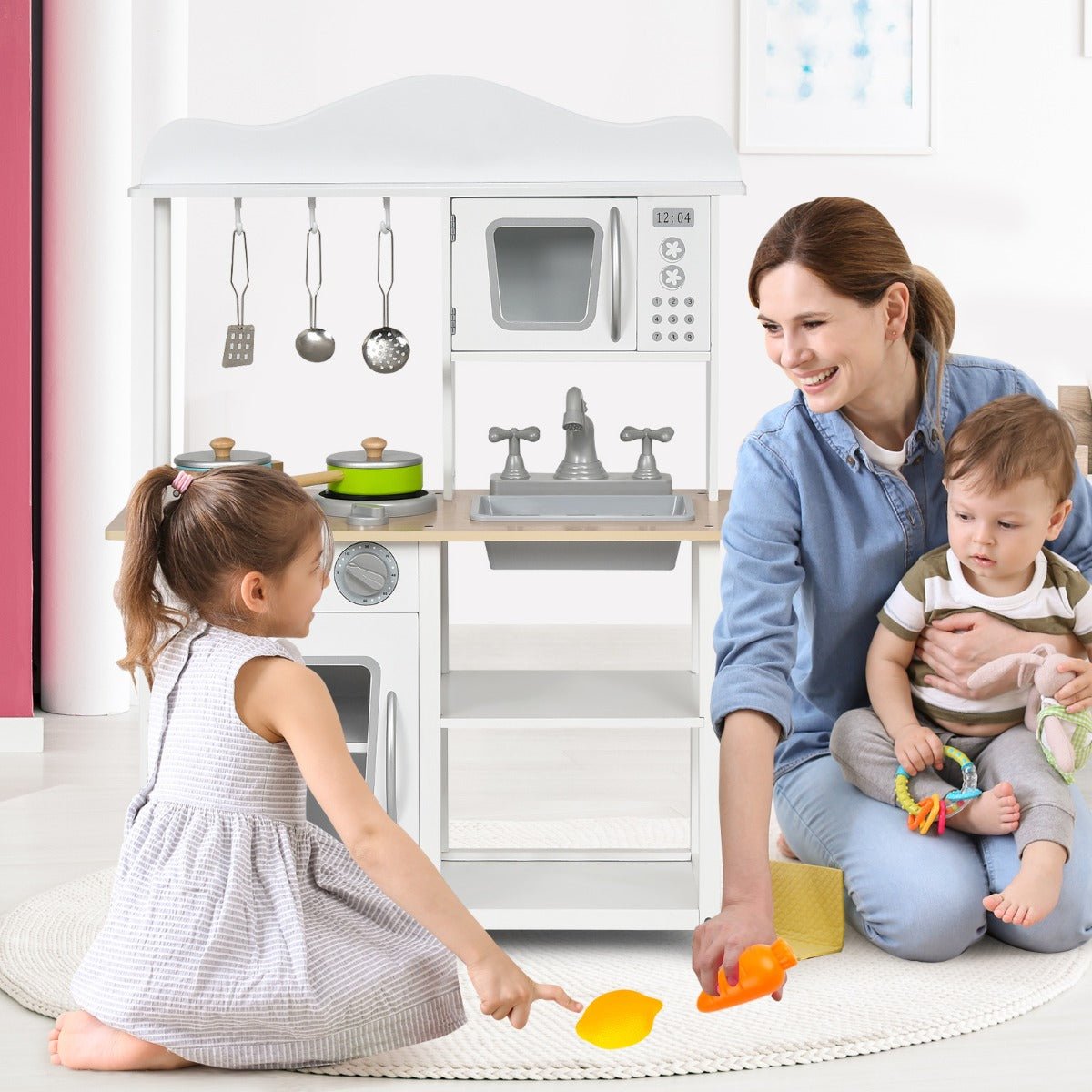 Empower Imaginations: Kids Play Kitchen with Educational Pretend Cooking Set