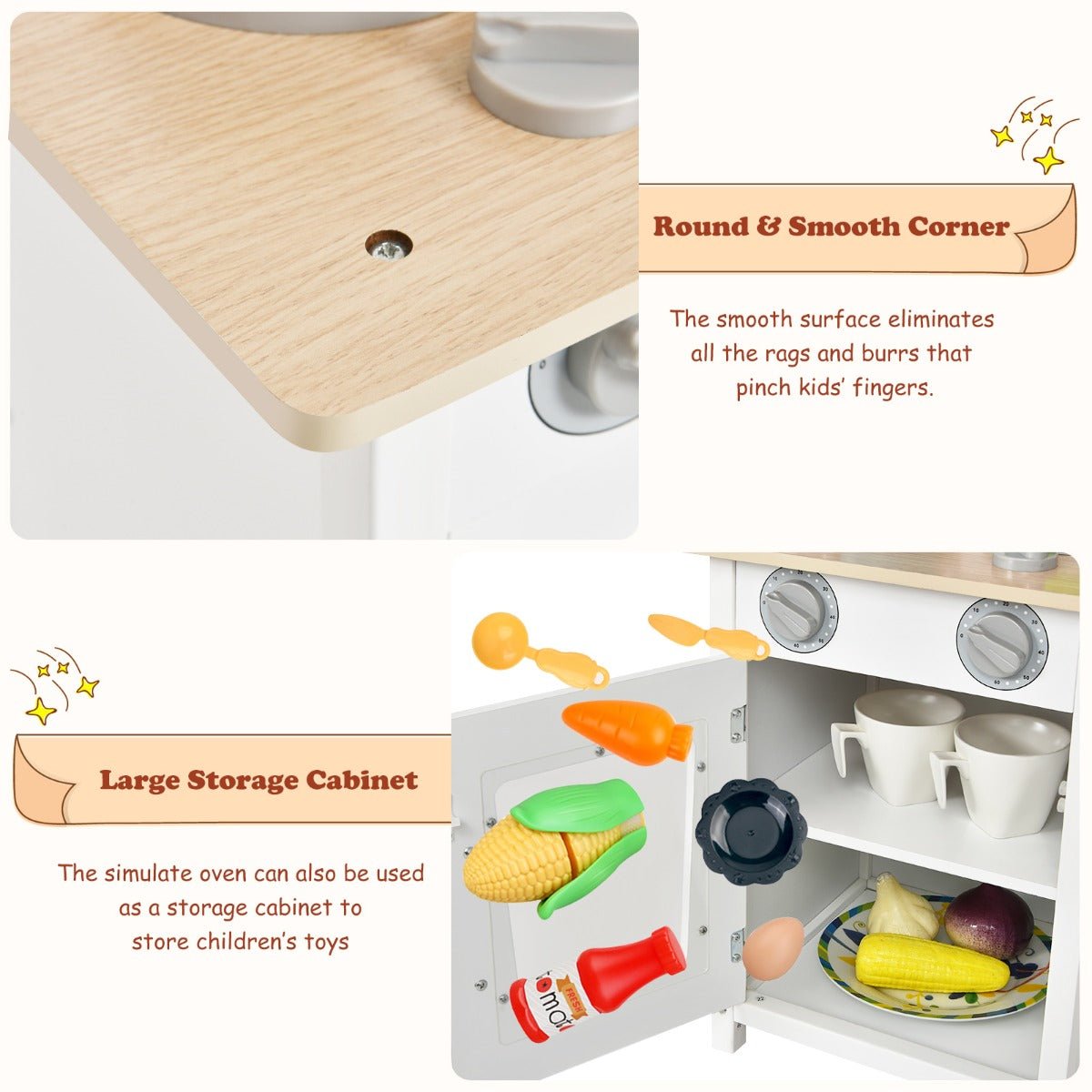 Early Learning Fun: Educational Play Kitchen with Pretend Cooking Set