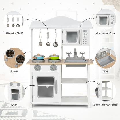 Little Chefs' Dream: Educational Play Kitchen with Cooking Set for Kids