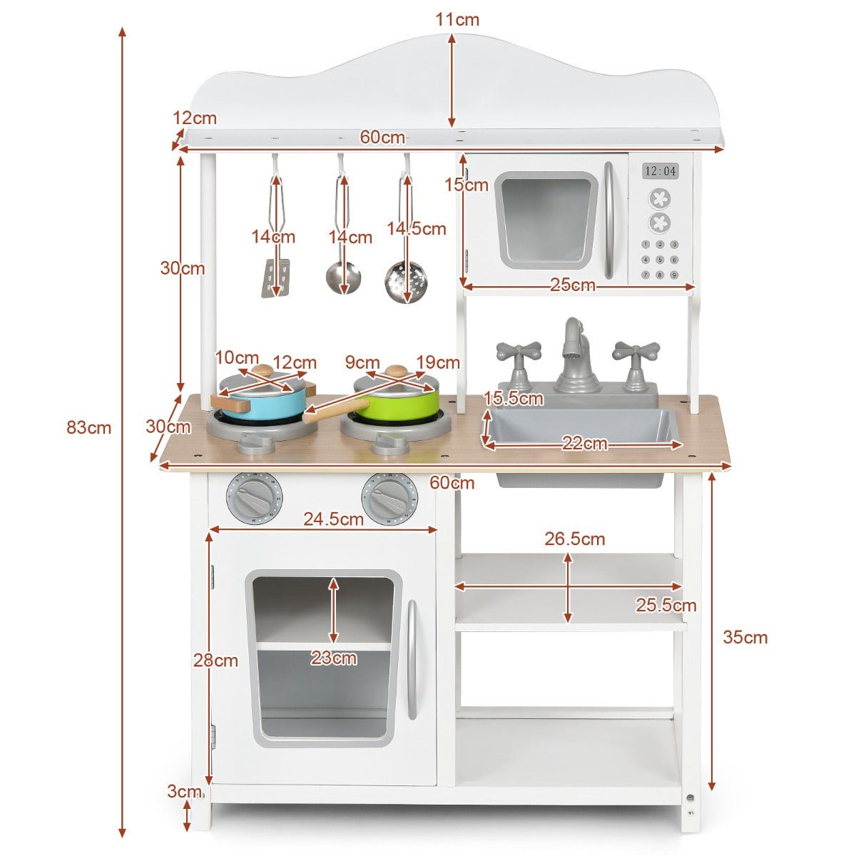 Nurturing Creativity: Kids Play Kitchen with Educational Cooking Pretend Set