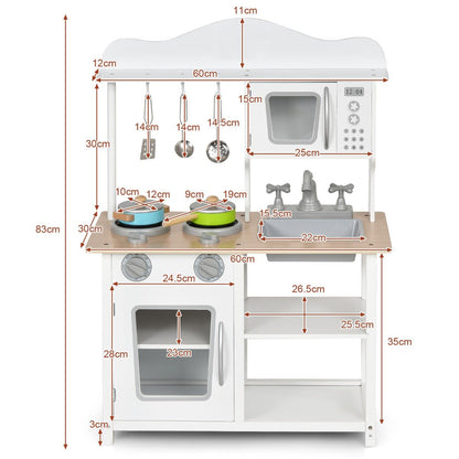 Nurturing Creativity: Kids Play Kitchen with Educational Cooking Pretend Set