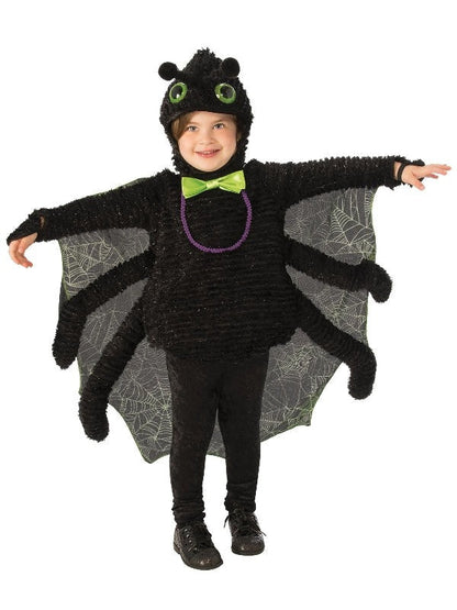 Kids Halloween costume featuring Eensy Weensy Spider design for fun at-home dress-up play.