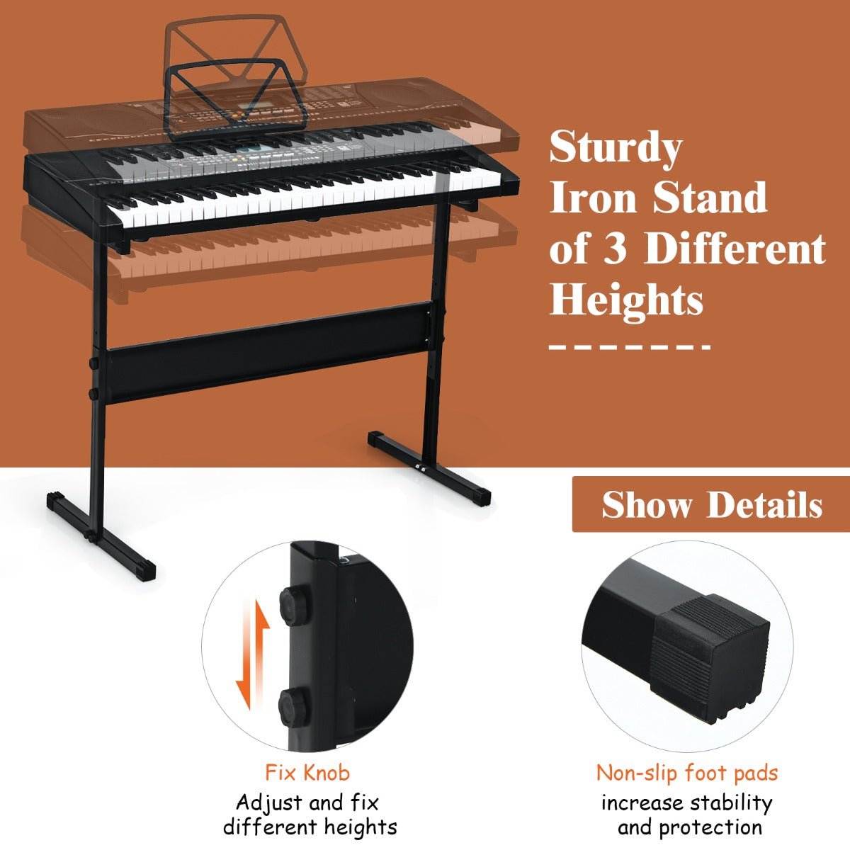 Embrace the Joy of Music - 61-Key Electric Piano with Built-in Speakers