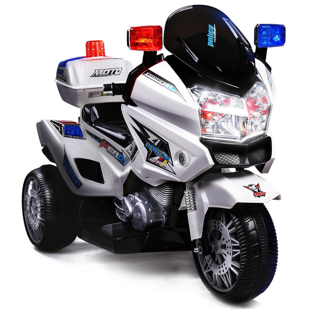 Electric Ride On Patrol Motorbike Police Toy