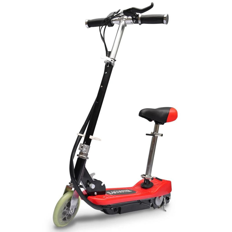 vidaXL Electric Scooter with Seat 120 W Red
