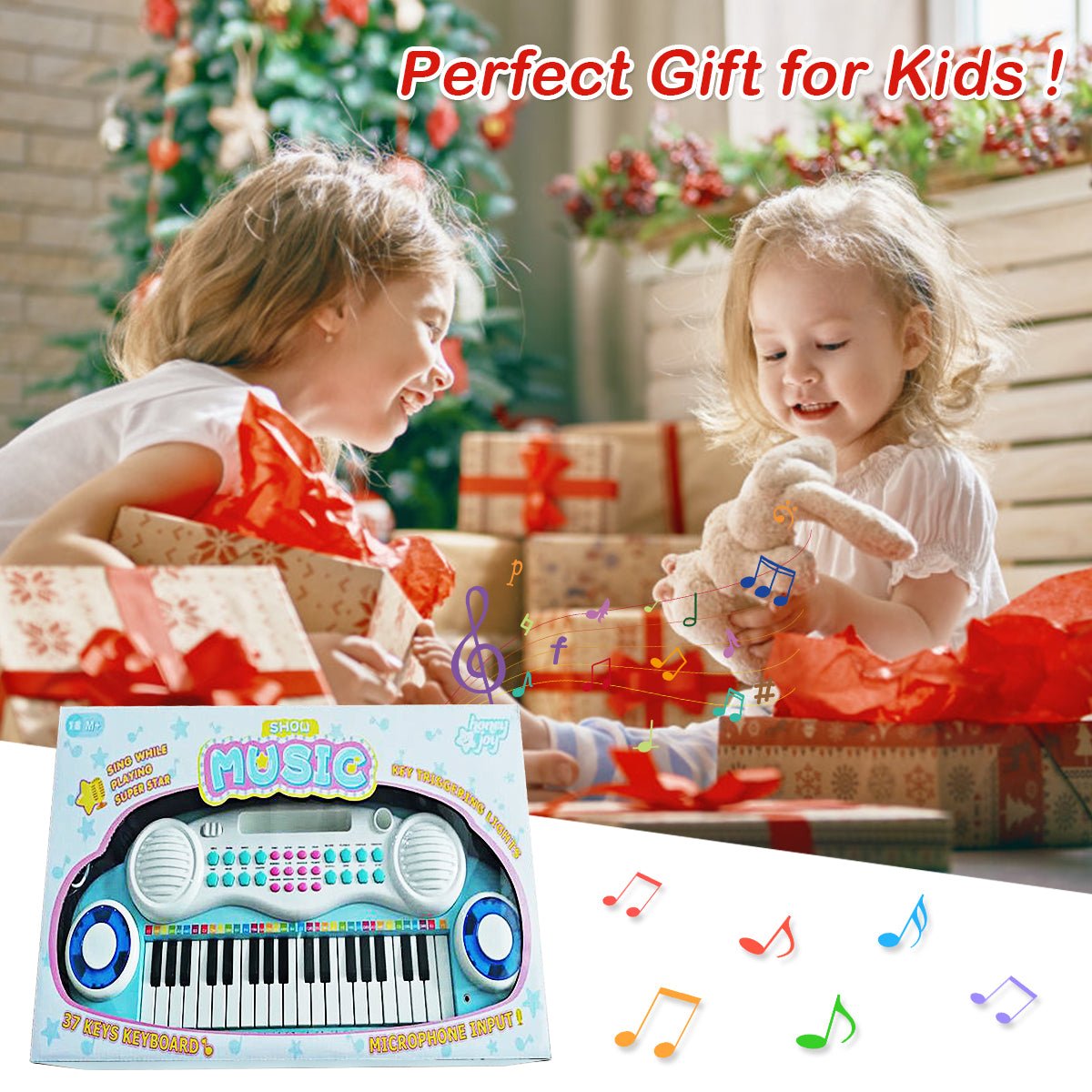 Foster Musical Creativity with the Blue Keyboard Piano for Kids