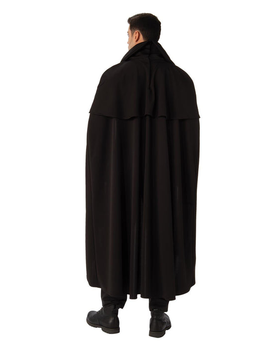Elegant Vampire Man Halloween Costume Set for adults, perfect for spooky home parties.