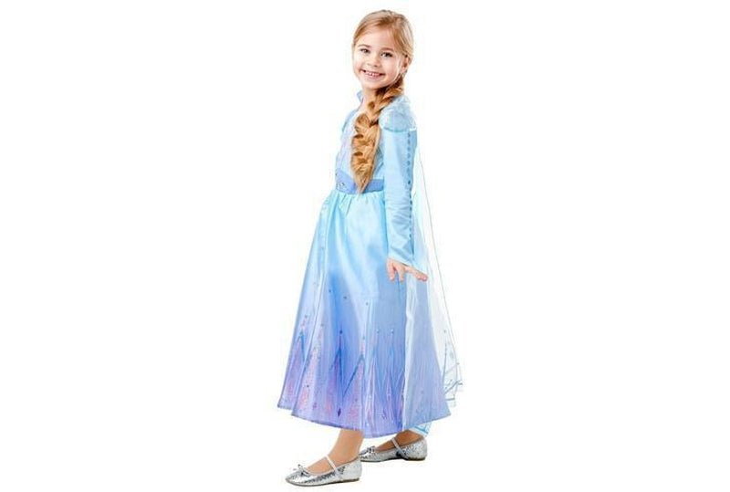 Elsa Frozen 2 Deluxe Costume Child Dress and Cape