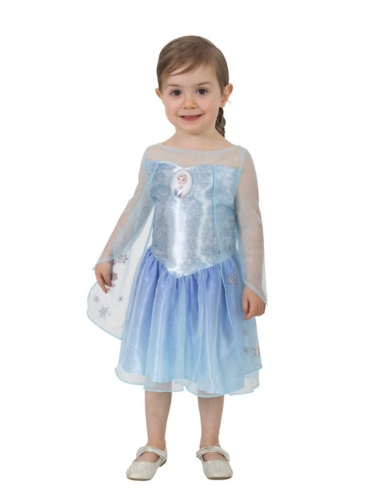 Elsa Frozen tutu dress for toddlers - ideal for magical playtime adventures at home.