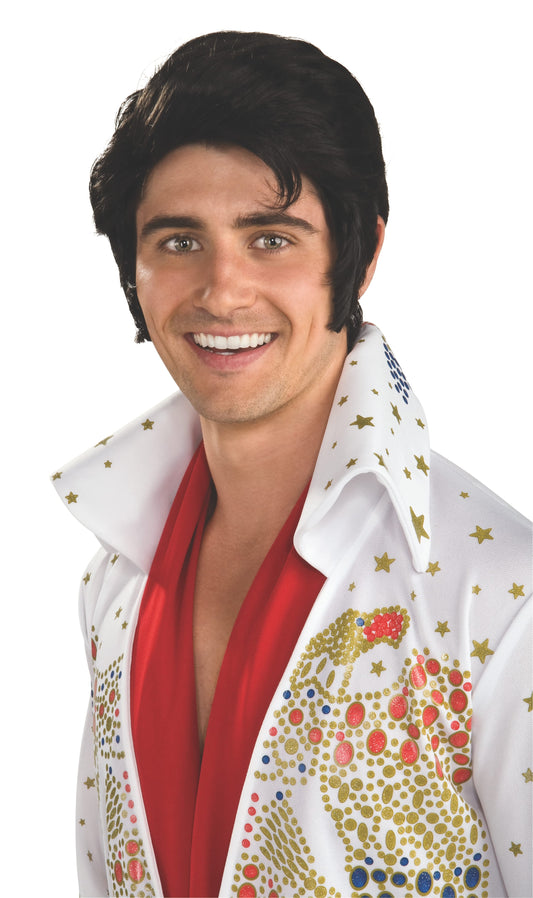 Elvis Presley Black Pompadour Wig | Official EPE product for childrens play and dress-up.