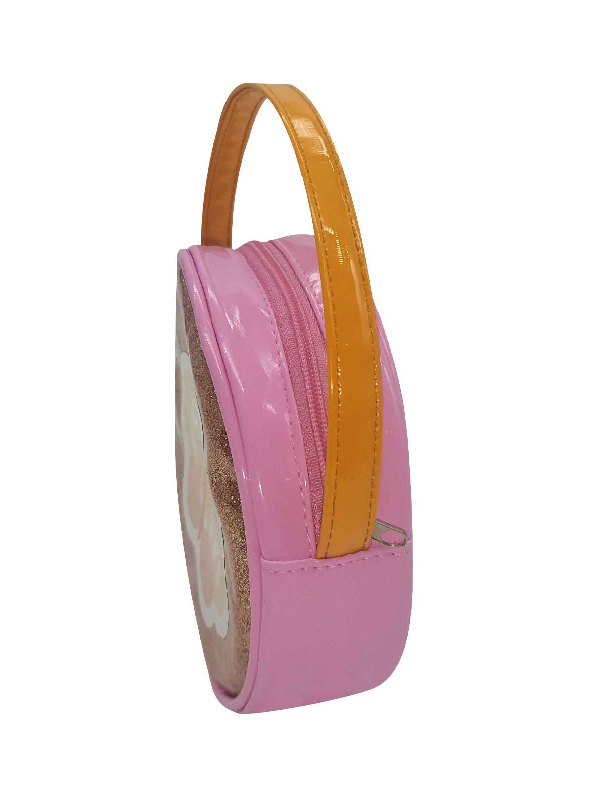 Colorful butterfly-themed handbag for kids, perfect for storing accessories at home.