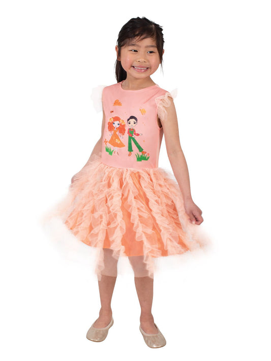 Kids Tutu Costume for Emma Memma and Elvin Melvin playtime at home