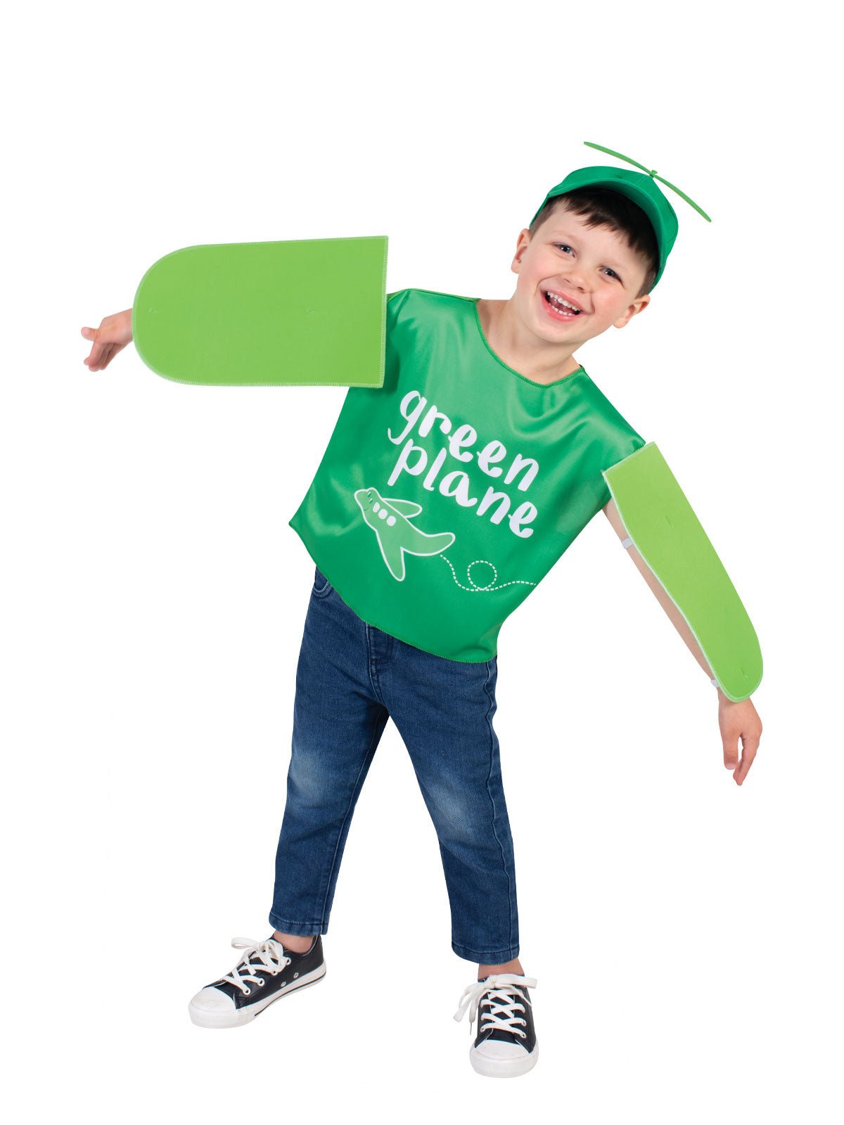 Shop Emma Memma Green Planes Costume at Kids Mega Mart