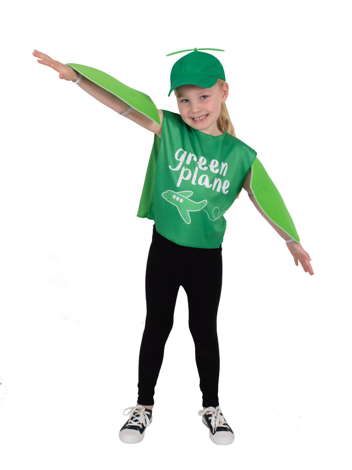 Emma Memma Costume Green Plane costume for Kids 