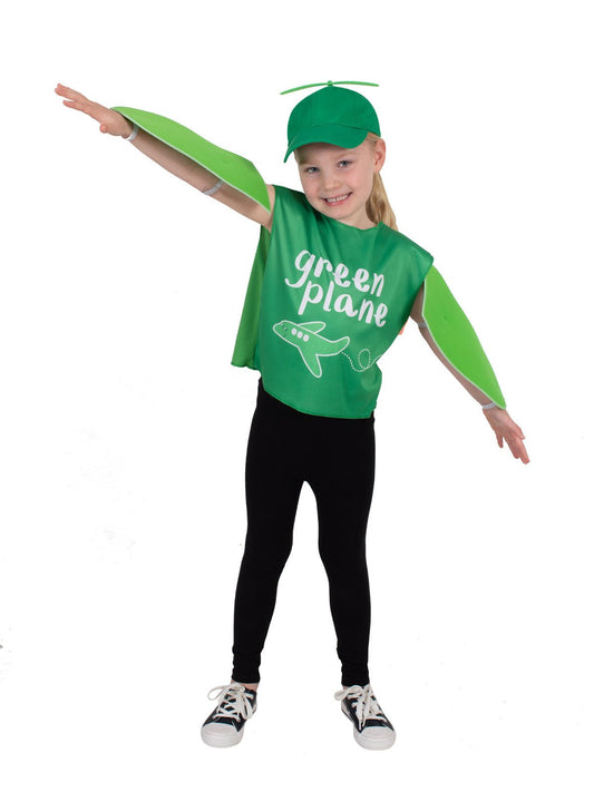 Emma Memma Costume Green Plane costume for Kids 