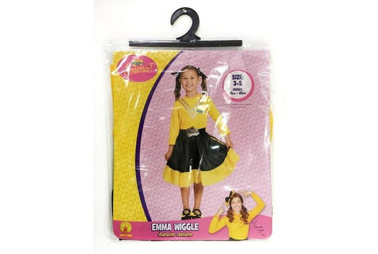 Emma Wiggle Deluxe Dress Costume for Kids, Official Wiggles outfit for imaginative play.