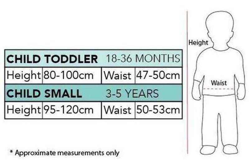 The Wiggles Emma Wiggle Pants Costume Kids Australia Measurements