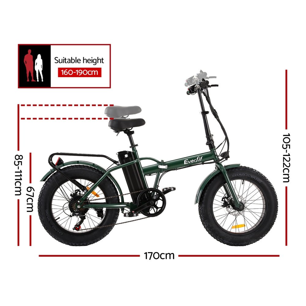 Everfit 20 Folding eBike | Compact, rechargeable bike for urban adventures. Ideal for kids at home.