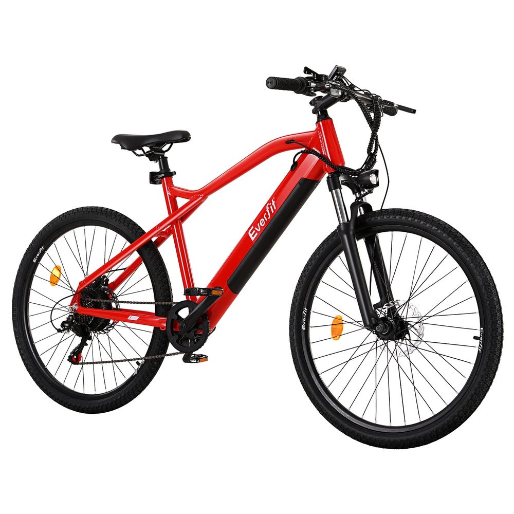 26 Everfit Electric Mountain Bike with 250W battery, perfect for kids outdoor adventures.