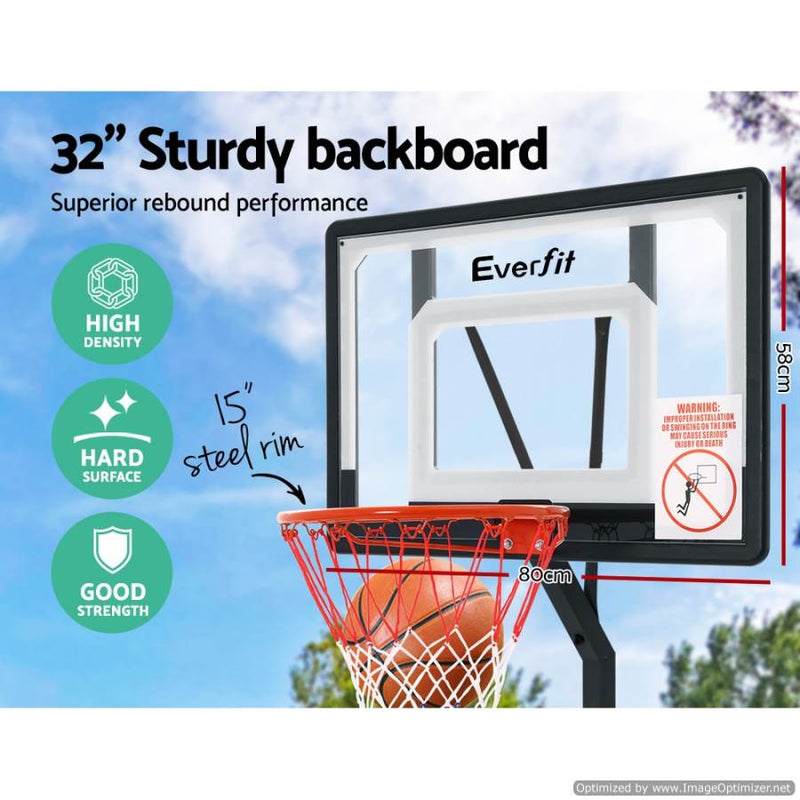Everfit 2.6M Adjustable Basketball Hoop Australia