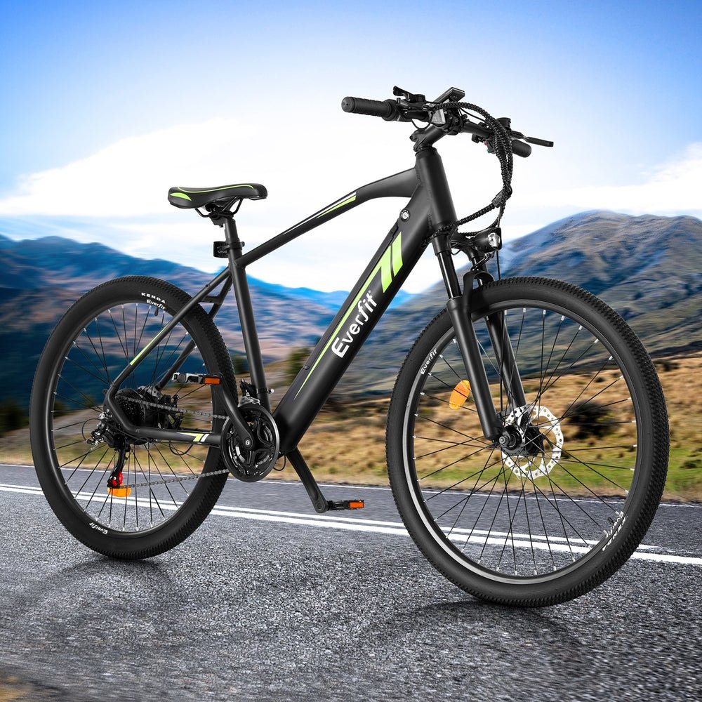 Everfit 27.5 Inch Electric Bike Mountain Bicycle eBike Battery 21 Speed - Kids Mega Mart