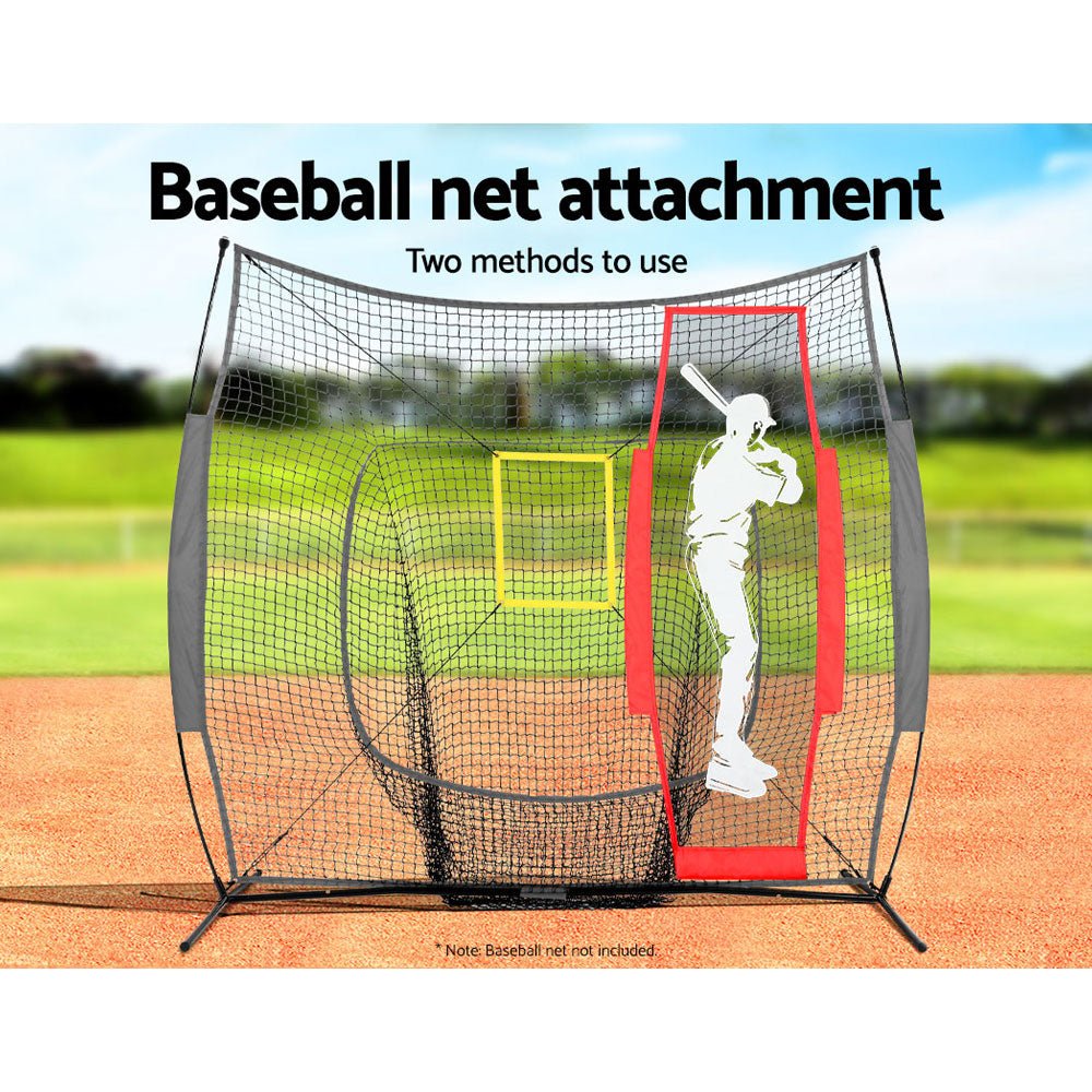Everfit Baseball Pitching Kit with Rack Rebound Net Softball Training Aid
