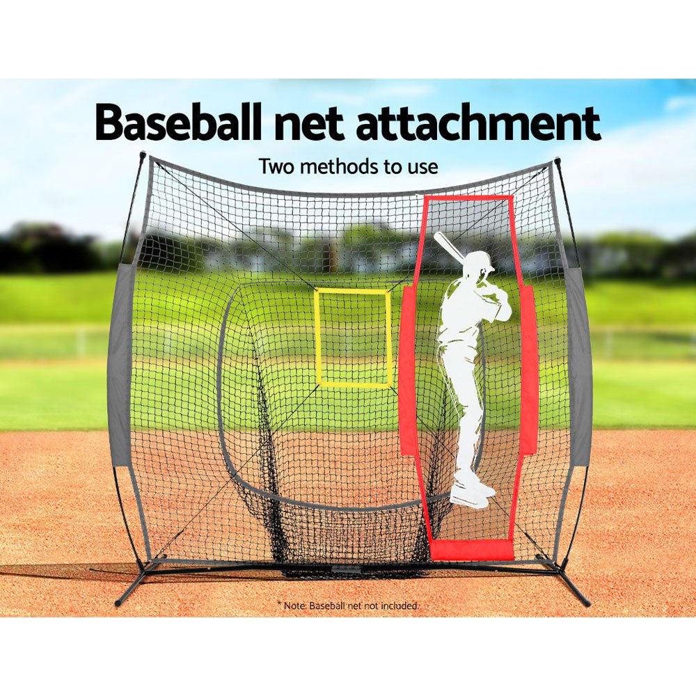 Everfit Baseball Pitching Kit with Rebound Net perfect for childrens backyard softball training.