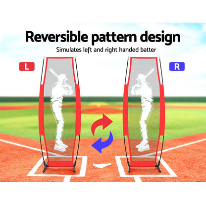 Everfit Baseball Pitching Kit | Kids rack rebound net for softball training at home.