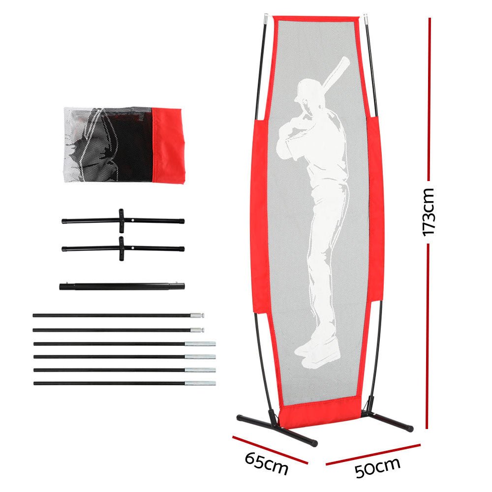 Everfit Baseball Pitching Kit - Rebound net for childrens softball training at home.