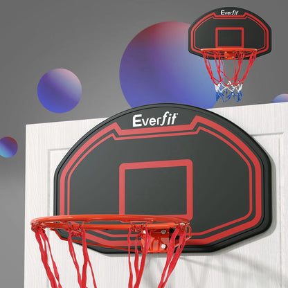Everfit basketball hoop for kids, mount on door or wall for indoor/outdoor play.