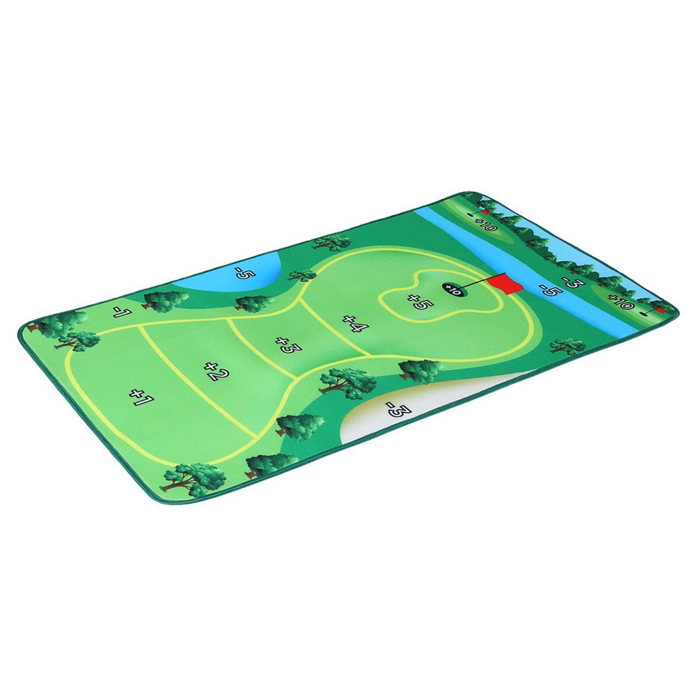 Everfit Golf Chipping Game Mat Indoor Outdoor PracticeÂ Training Aid Set - Kids Mega Mart