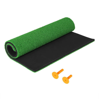 Portable kids golf hitting mat for home practice, 150x150cm, from Everfit.