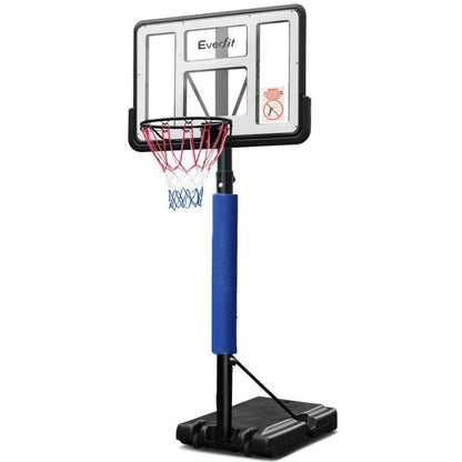 Everfit Kids Basketball Hoop | 3.05M Adjustable, Blue, perfect for indoor/outdoor fun and skill building.