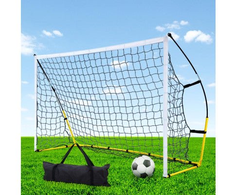 Everfit Portable Soccer Goal 3.6M ideal for kids backyard play, easy setup and storage.