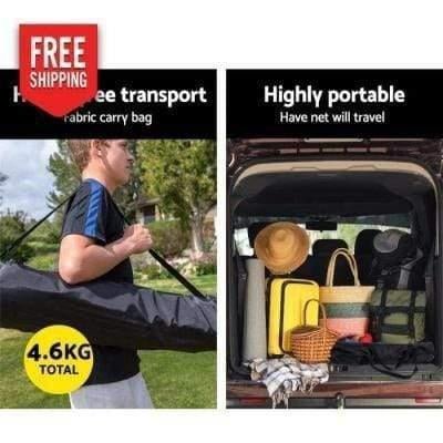 Outdoor Toys Everfit Portable Soccer Rebounder Net Volley Training Football Goal Pass Trainer