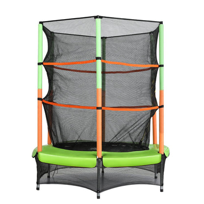 Everfit 4.5FT Green Trampoline for kids active indoor fun and exercise at home.