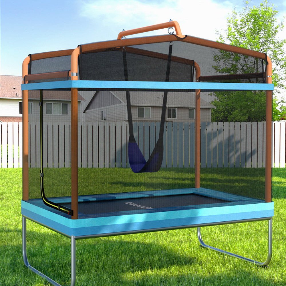 buy 6ft Blue Orange everfit trampoline online