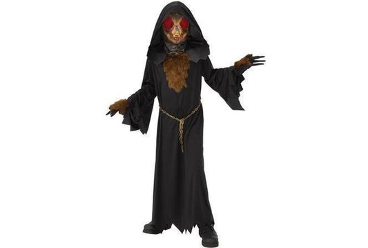 Black insect costume with mask for kids | perfect for spooky dress-up at home.