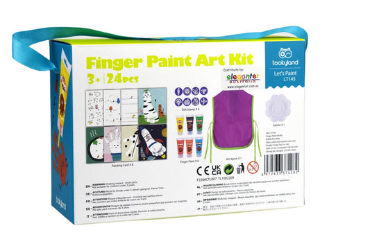 Complete Finger Paint Kit for Budding Artists