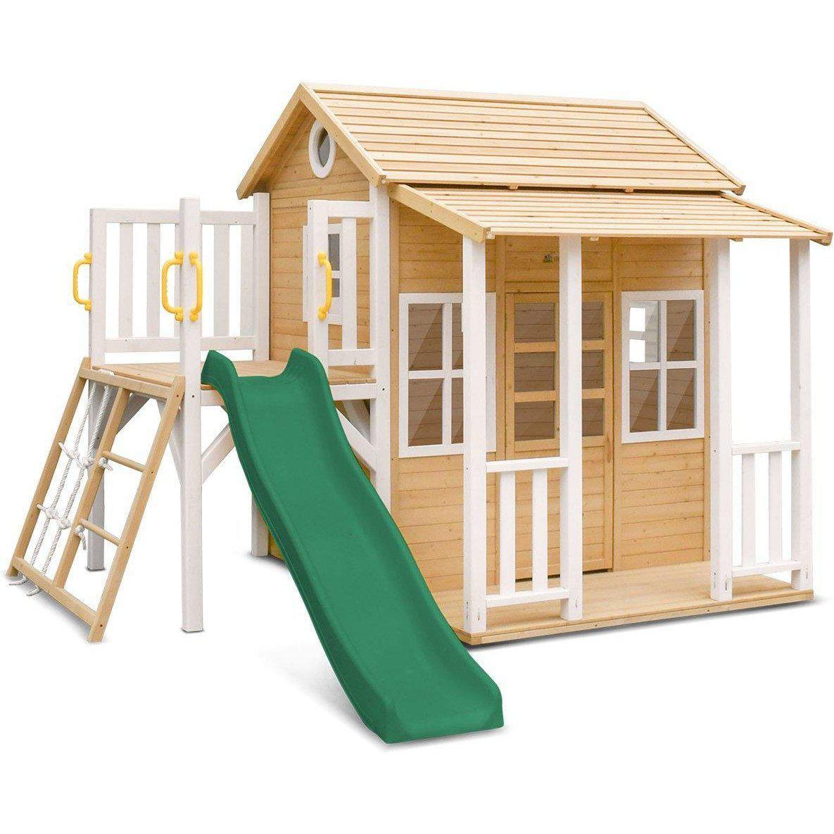Shop Finley Cubby House with Green Slide: Adventure Awaits Your Kids