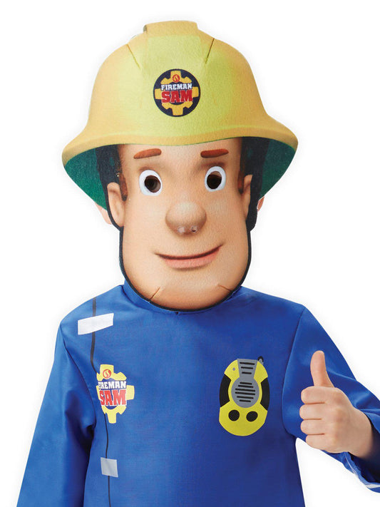 Fireman Sam deluxe costume set for kids - authentic Mattel licensed outfit for role-playing.