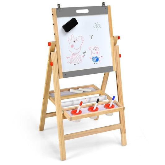 Shop Grey Foldable Kids Easel - Unleash Your Child's Creativity